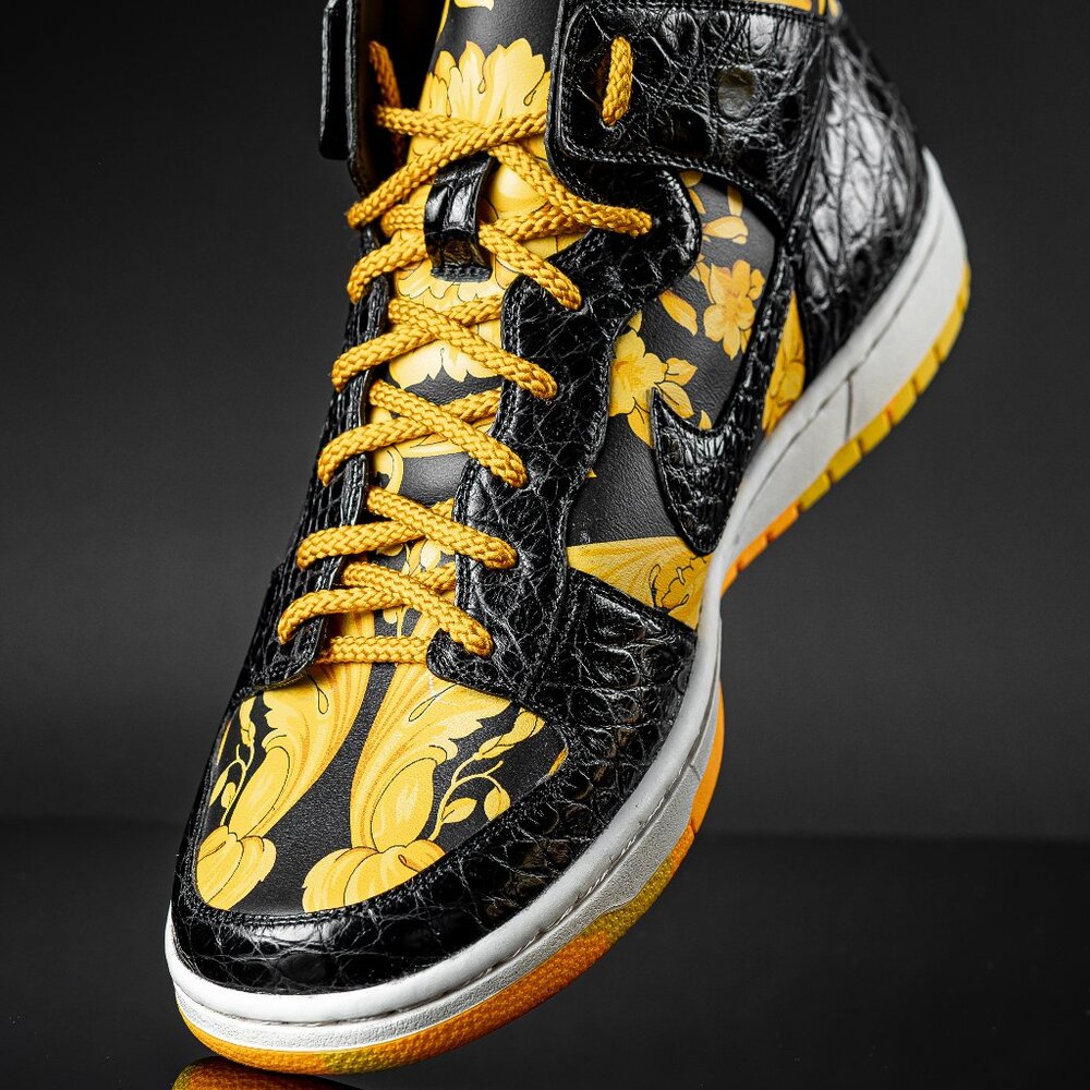 NikeDunk Custom with Genuine Alligator Skin size 10 - 28 cm on the insole ! - Picture 2 of 16